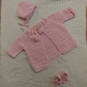 1950s handmade baby set